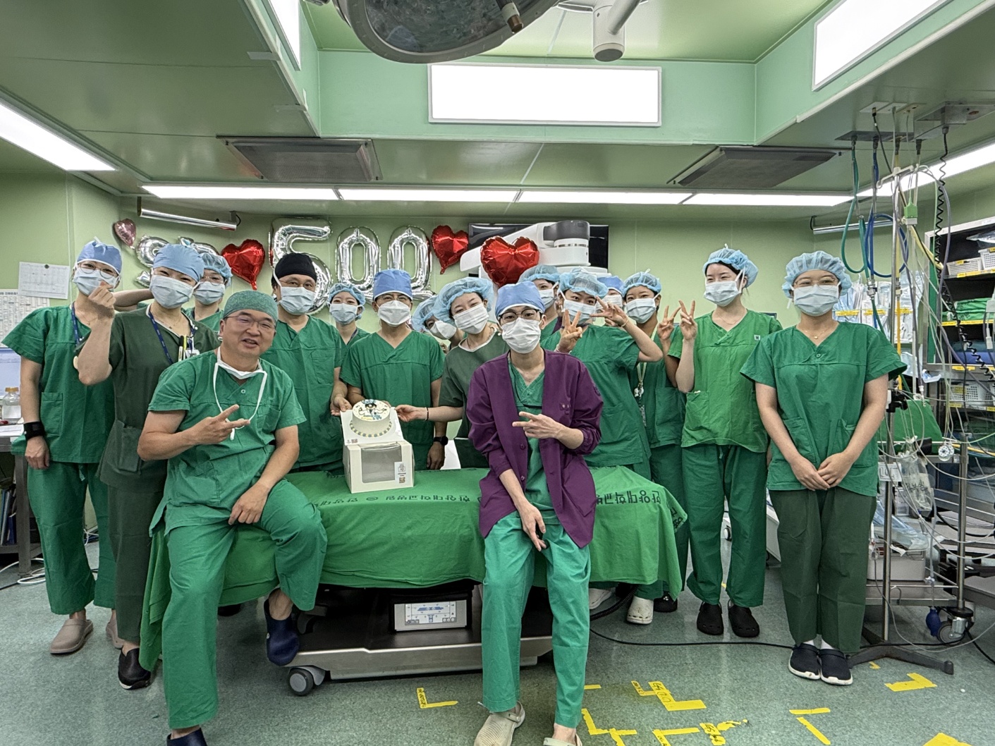 로봇수술 500례 달성