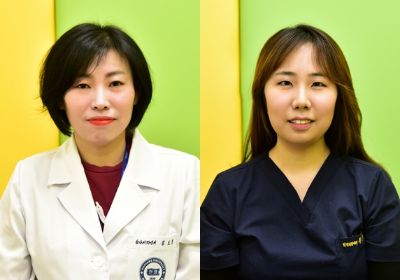 김보경 간호사와 원소진 행동치료사, 보건복지부장관상 수상