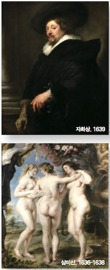 (상)자화상, 1639 / (하)심미신, 1636-1638